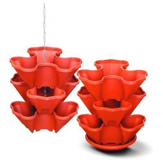 Набор "Каскад" (3 кашпо с поддоном) Darel Plastic