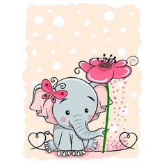 Картина по номерам "Цветочек для мамы", 30x40 см ФРЕЯ