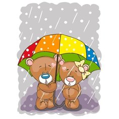 Картина по номерам "Гулять по лужам", 30x40 см ФРЕЯ