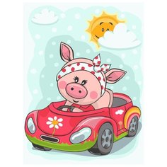 Картина по номерам "Эх, прокачу!", 30x40 см ФРЕЯ