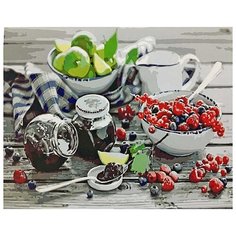 Картина по номерам Paintboy "Варенье и ягоды", 40x50 см