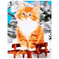 Картина по номерам Paintboy "Пушистое чудо 3", 40x50 см