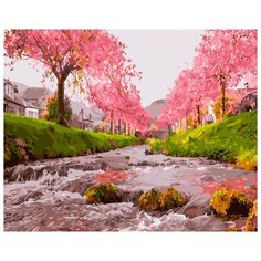 Картина по номерам Paintboy "Быстрая река 2", 40x50 см