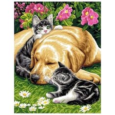 Картина по номерам Paintboy "Наигрались", 40x50 см