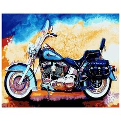 Картина по номерам Paintboy "Мотоцикл", 40x50 см