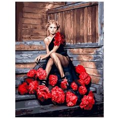 Картина по номерам Paintboy "Красота роз", 40x50 см