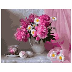 Картина по номерам Paintboy "Натюрморт с зефиром", 40x50 см