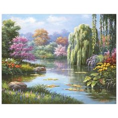 Картина по номерам Paintboy "Сказочный пруд", 40x50 см