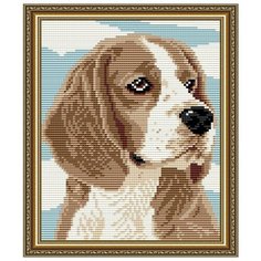 Алмазная вышивка Арт Соло "Бигль", 24,6x20 Art Solo