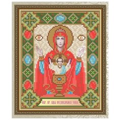 Алмазная вышивка Арт Соло "Неупиваемая Чаша Образ Пресвятой Богородицы", 24,6x20 Art Solo