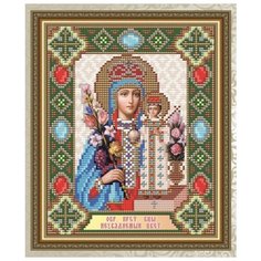 Алмазная вышивка Арт Соло "Неувядаемый цвет образ Пресвятой Богородицы", 24,6x20 Art Solo