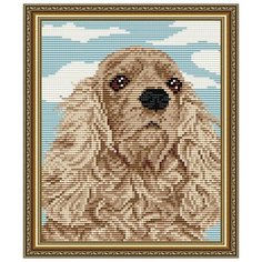 Алмазная вышивка Арт Соло "Английский кокер-спаниель", 24,6x20 Art Solo