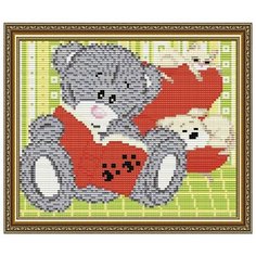 Алмазная вышивка Арт Соло "Мишка с книжкой", 24,6x20 Art Solo