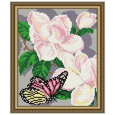 Алмазная вышивка Арт Соло "Магнолии. Триптих. Часть 1", 24,6x20 Art Solo