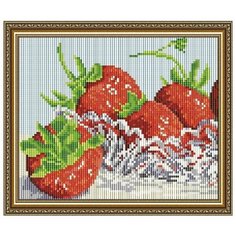 Алмазная вышивка Арт Соло "В хрустале. Клубника", 24,6x20 Art Solo