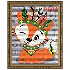 Алмазная вышивка Арт Соло "Играй! Лисенок", 17x14 Art Solo