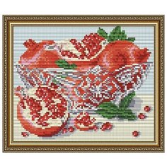 Алмазная вышивка Арт Соло "В хрустале. Гранаты", 24,6x20 Art Solo