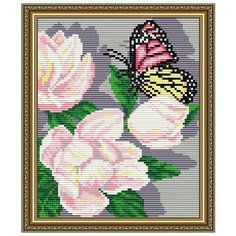 Алмазная вышивка Арт Соло "Магнолии. Триптих. Часть 3", 24,6x20 Art Solo