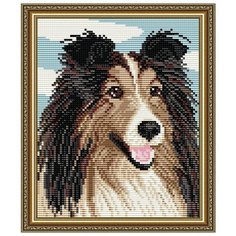 Алмазная вышивка Арт Соло "Колли", 24,6x20 Art Solo