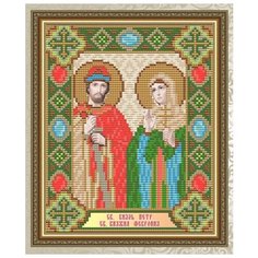 Алмазная вышивка Арт Соло "Святой Князь Петр и Святая Княгиня Феврония", 24,6x20 Art Solo