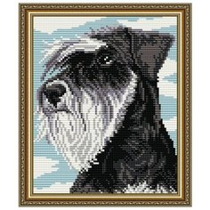 Алмазная вышивка Арт Соло "Шнауцер", 24,6x20 Art Solo