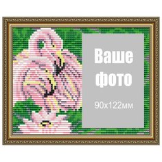 Алмазная вышивка паспарту Арт Соло "Фламинго", 18x14 Art Solo