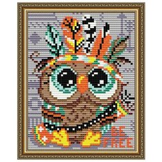 Алмазная вышивка Арт Соло "Будь свободным! Совенок", 17x14 Art Solo