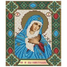 Алмазная вышивка Арт Соло "Образ Пресвятой Богородицы Семистрельная", 24,6x20 Art Solo