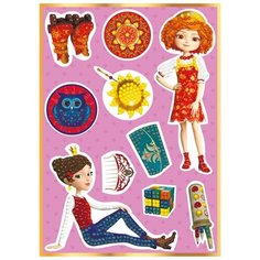 Алмазная мозаика "Дарья и Варя", 14х19.5 см ФРЕЯ