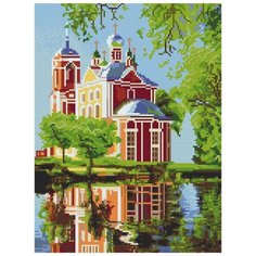 Алмазная мозаика "Плещеево озеро", 30х40 см ФРЕЯ