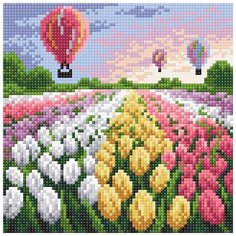 Алмазная мозаика "Вечер в Голландии", 20x20 см Brilliart