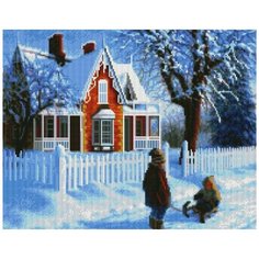 Алмазная мозаика "Детские забавы", 40x50 см Империя Бисера