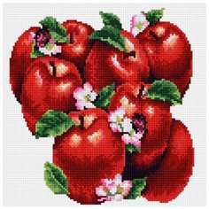 Алмазная мозаика "Яблоки", 30x30 см Империя Бисера
