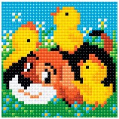 Алмазная мозаика "Дружок", 10x10 см Риолис