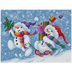 Алмазная мозаика "Подарочки" (на магнитной основе), 20x28,5 см Вышиваем Бисером