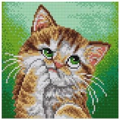 Алмазная мозаика "Серьезно?" (на магнитной основе), 20x20 см Вышиваем Бисером