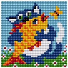 Алмазная мозаика "Удачный день" (на магнитной основе), 10x10 см Вышиваем Бисером