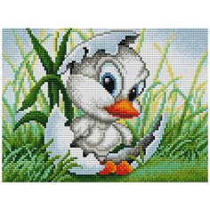 Алмазная мозаика "А вот и я" (на магнитной основе), 20x28 см Вышиваем Бисером