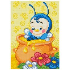 Алмазная мозаика "Медовое счастье", 20x28 см Паутинка