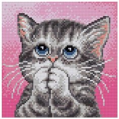 Алмазная мозаика "Пожалуйста!" (на магнитной основе), 20x20 см Вышиваем Бисером