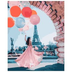 Картина по номерам "Париж в нежных тонах", 40x50 см ВанГогВоМне