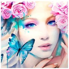 Картина по номерам "Розовый венок", 40x50 см ВанГогВоМне