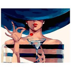 Картина по номерам "Мартини с вишенкой", 40x50 см ВанГогВоМне