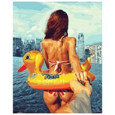 Картина по номерам "Следуй за мной. Море", 40x50 см ВанГогВоМне