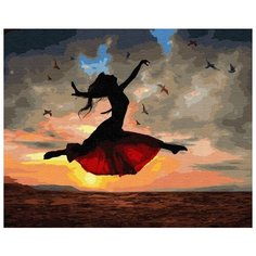 Картина по номерам ВанГогВоМне "Прыжок к птицам", 40x50 см