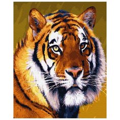 Картина по номерам "Голова тигра", 40x50 см ВанГогВоМне