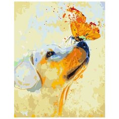 Картина по номерам "Золотистый ретривер", 40x50 см ВанГогВоМне