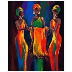 Картина по номерам «Африканские девушки», 40x50 см, ВанГогВоМне