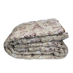 Одеяло стандартное ЭН-Текс Овца 200х220 см Евростандарт, хлопок, цвет: бежевый