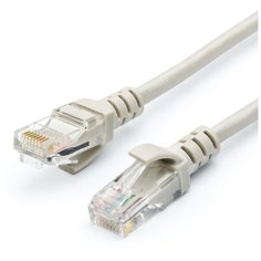 Патч-корд Atcom RJ-45 (m) - RJ-45 (m) CAT5e UTP, серый, 15 м